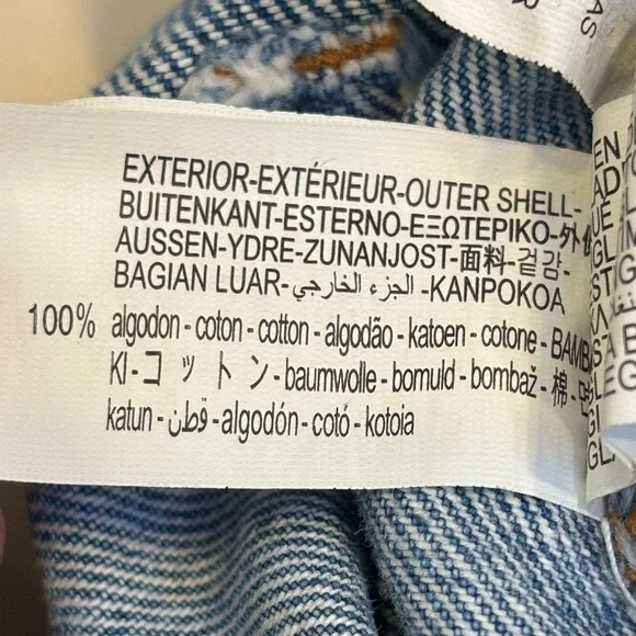 Zara High Waist Mom Jeans Light Wash Denim Size 4, 100% Cotton ✨ - Picture 7 of 8